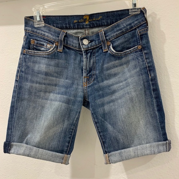 7 For All Mankind Pants - 7 For All Mankind Denim Shorts Size 24